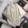 Áo thun chất vải cotton màu kem loàng màu độc lạ bigsize nam 85- 135 kg